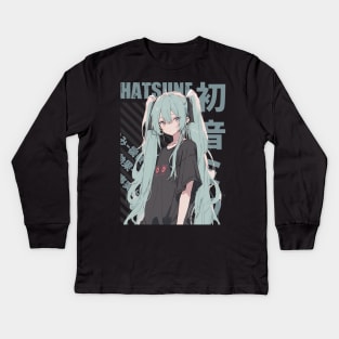 Vocaloid - Hatsune Miku #03 Kids Long Sleeve T-Shirt